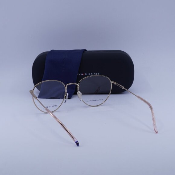 Tommy Hilfiger TH 1727 0DDB 00 Geometric Eyeglasses – Gold Cooper 52mm - Picture 5 of 10